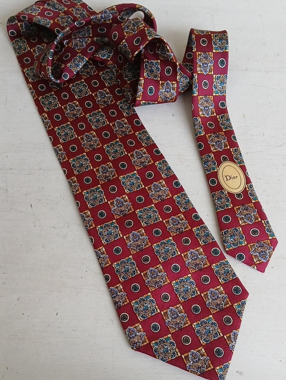 Christian Dior 100% Silk Tie